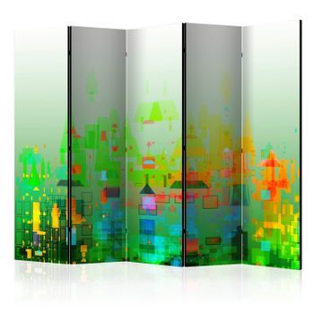 Biombo - Abstract City Ii (225x172 Cm)