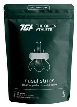 The Green Athlete Nasal Strips Tiras Nasales 30 Tiras