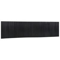 biombo divisor de bambu negro ancho 800 cm alto 165 cm vidaxl