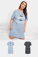 yours juego 2 camisones de algodon margaritas y abejas