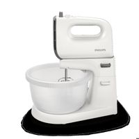 batidora amasadora philips hr3745 5 velocidades y turbo varilla con forma conica para incorporacion maxima de aire vaso rotatorio de 3 l potencia 450 w boton facil expulsion varillas patas con