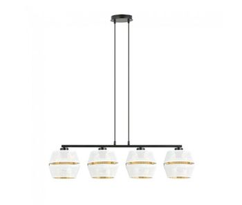 Lámpara colgante venice blanco 4 luces marca wonderlamp