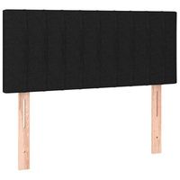 cabecero cama mueble de dormitorio con led de tela 90 x 5 x 7888 cm negro m020001218