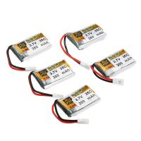 5 x zop power 37v 260mah 35c bateria lipo con enchufe blanco para quadcopter rc