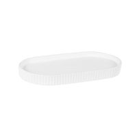 bandeja de gres blanco