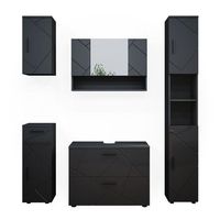 conjunto de muebles de bano irma 5 piezas vicco