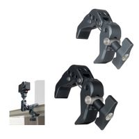lanxire super abrazadera cangrejo multifuncional rosca 14 para camara digital action cam monitor led luz accesorios