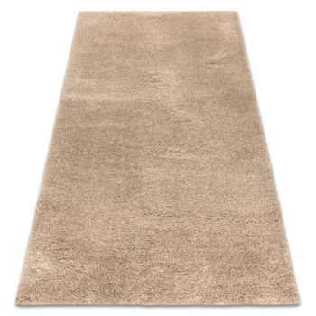 Alfombra Shaggy Micro Color Caramelo 80x150 Cm