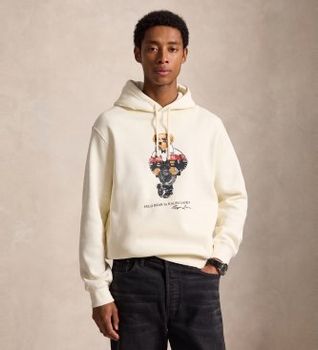 Polo Ralph Lauren para hombre. 710B30954001 Sudadera de felpa con Polo Bear beige (S), Casual, Algodón