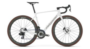 Bicicleta de carretera megamo raise 04 sram force axs 12v 700 mm blanca 2026
