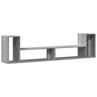 muebles de tv  mueble de salon  gabinete de tv 2 uds madera ingenieria gris sonoma 100x30x50 cm