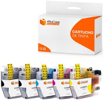 Pccom Essential Brother Lc3217 Cartucho Tinta Compatible Negro/cian/magenta/amarillo Pack 5