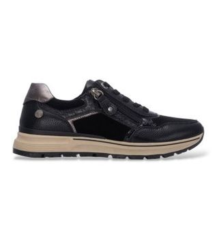 Refresh para mujer. 17608803-NEGRO Zapatillas 176088 negro (37), Plano, Cordones, Cremallera, Casual