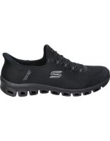 zapatilla skechers slip-ins glide-step pursuit negra para mujer 41