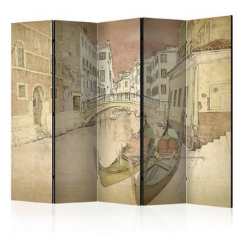 Biombo - Gondolas In Venice Ii (225x172 Cm)