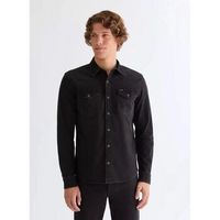 wrangler camisa manga larga 112378472-black para hombre