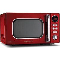 morphy richards accents 511502 compact solo microwave - red red