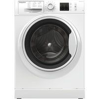 hotpoint nm10 844 ww uk 8 kg 1400 spin washing machine - white white