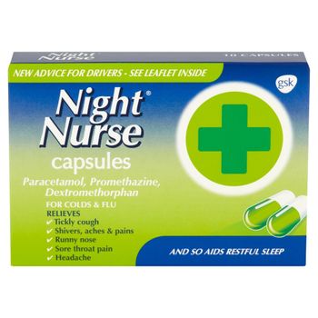 Night Nurse Cold and Flu Relief Capsules