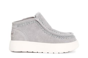 botín bajo de mujer en ante. grey 38