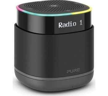 StreamR Portable DABﱓ Bluetooth Radio - Charcoal, Charcoal