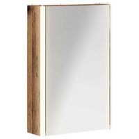 armario con espejo de bano  mueble de bano madera vieja 33 x 115 x 50 cm
