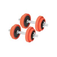 juego de mancuernas ajustables fitness naranja  naranja