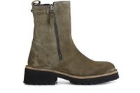 botin mujer ante con doble cremallera green