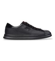 camper para mujer k201855-006 zapatillas de piel runner four negro 36 plano cordones casual