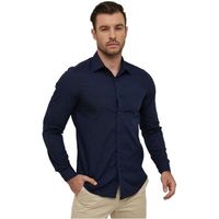 yves enzo camisa manga larga camisas-hombres para hombre