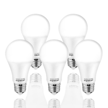 Aigostar - Bombilla LED E27 12W, Luz Blanca Fría 6500K,1170 lúmenes, Ángulo 280°, no regulable - 5 unidades