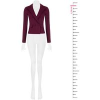 rinascimento chaqueta cfc0130164003 para mujer