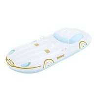 colchoneta hinchable pvc 228 x 108 cm - bestway blanco
