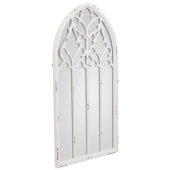 Espejo De Madera Blanco 40x2.7x80