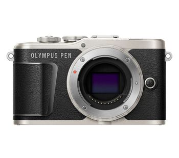 PEN E-PL9 Mirrorless Camera with 32 GB SD Card - Black, Body Only, Black