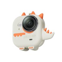 startrc-funda de cuerpo de camara de dibujos animados de goma de silicona suave para insta360 go ultra accesorios cubierta a prueba de golpes con cuerda antiperdida