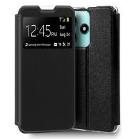 cool funda flip cover liso negro para xiaomi redmi note 14 5g