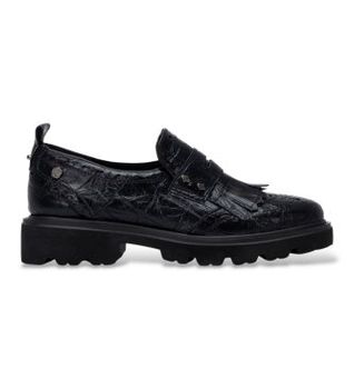 Carmela para mujer. 16435903-NEGRO Mocasines 164359 negro (41), 3 a 5cm, Ninguno, Casual, Clásico