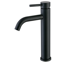 grifo lavabo negro grifo de bano mezclador monomando - lomazoo cardano