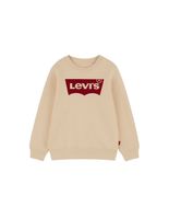 sudadera levis batwing crewneck nino beige