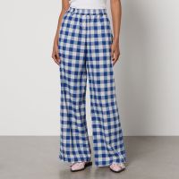 baum und pferdgarten namira cotton and linen-blend trousers - eu 36uk 8