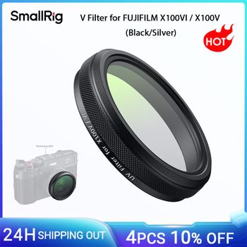 Filtro UV SmallRig para FUJIFILM X100VI / X100V, vidrio óptico de doble cara con revestimiento múltiple resistente a evitar que el deslumbramiento de las reflejos