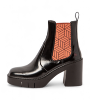 art para mujer 1198311eu0030mu botines de piel 1983 berna burdeos 39 negro 8 a 10cm ninguno casual