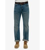 superdry para hombre m7011387a jeans rectos merchant azul 3230 casual denim algodon organico sostenible