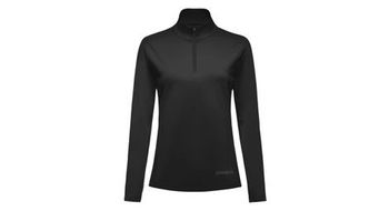 Camiseta de manga larga gore wear 1 4 zip everyday para mujer negro