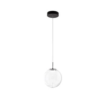 Ariel - Lámpara Colgante Individual Transparente De Fabas Luce - Led Regulable De 14 W - Lámpara De Techo De Diseño Moderno