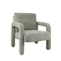 sillon de lectura  klast home moderno 72 x 81 cm - verde