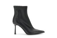 botines elasticos efecto piel black 39