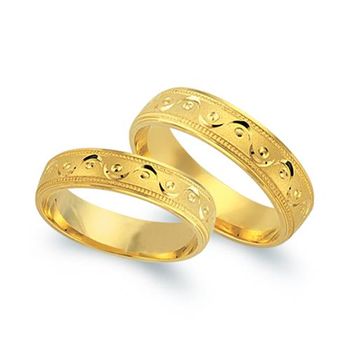 Alianzas 8 quilates oro amarillo