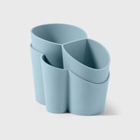 escurridor de cubiertos de polipropileno azul